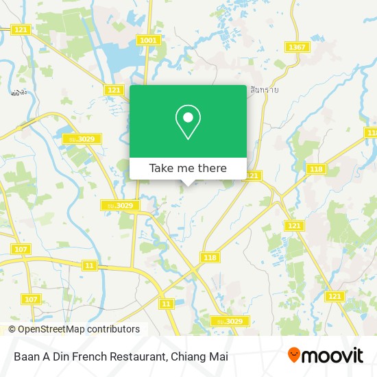Baan A Din French Restaurant map