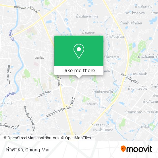 ท่าศาลา map