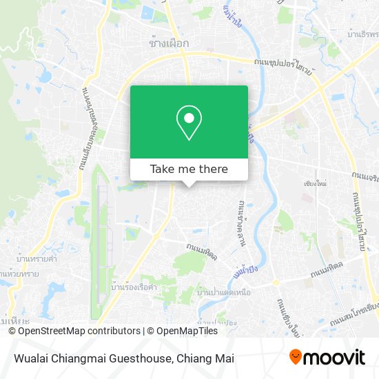 Wualai Chiangmai Guesthouse map