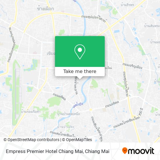 Empress Premier Hotel Chiang Mai map