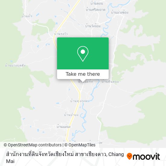 สำนักงานที่ดินจังหวัดเชียงใหม่ สาขาเชียงดาว map