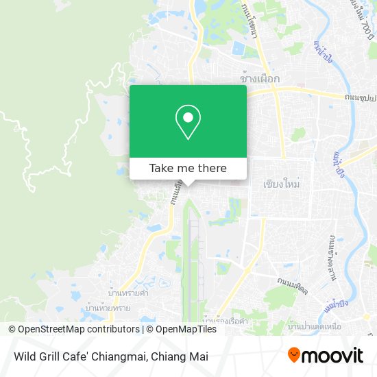 Wild Grill Cafe' Chiangmai map