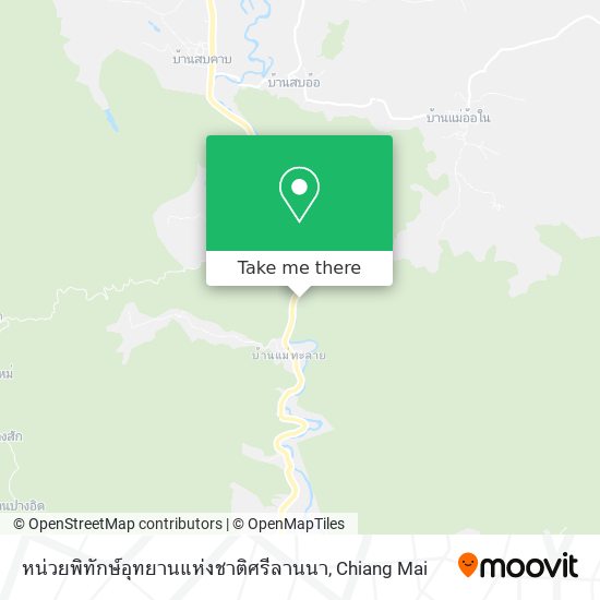หน่วยพิทักษ์อุทยานแห่งชาติศรีลานนา map