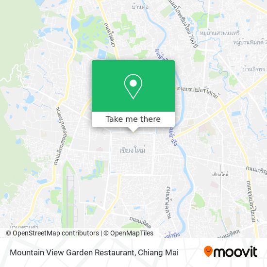 Mountain View Garden Restaurant map