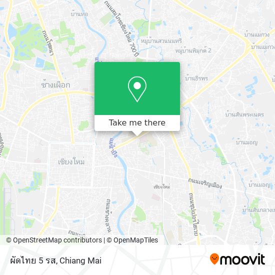 ผัดไทย 5 รส map