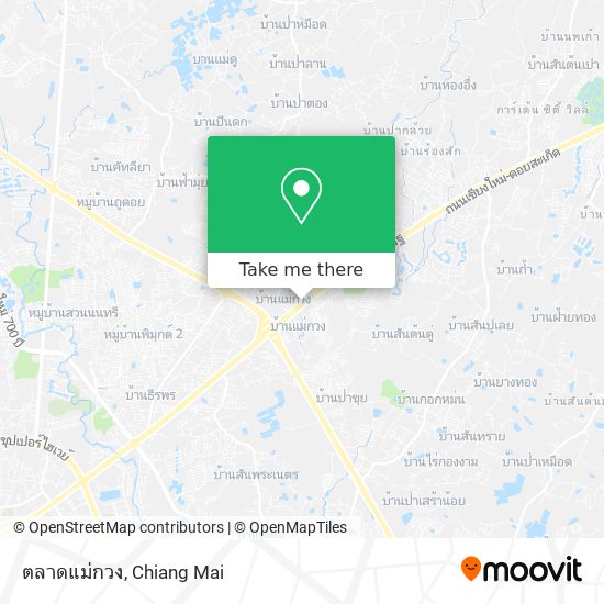 ตลาดแม่กวง map