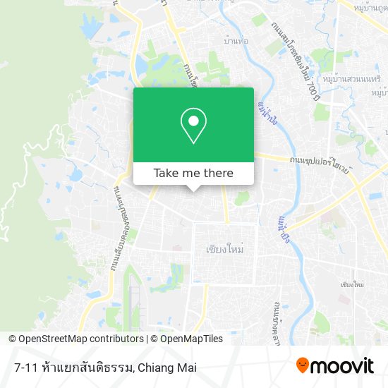 7-11 ห้าแยกสันติธรรม map