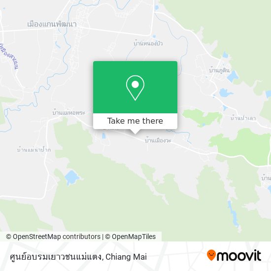 ศูนย์อบรมเยาวชนแม่แตง map