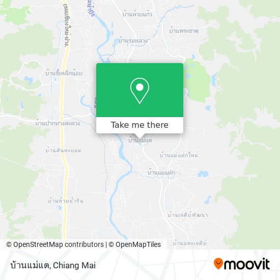 บ้านแม่แต map