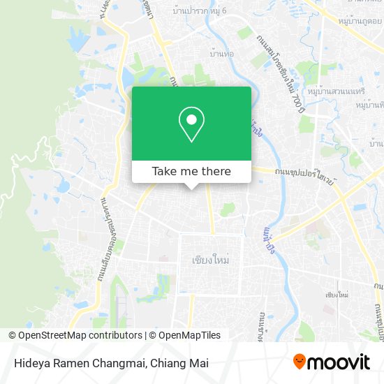 Hideya Ramen Changmai map