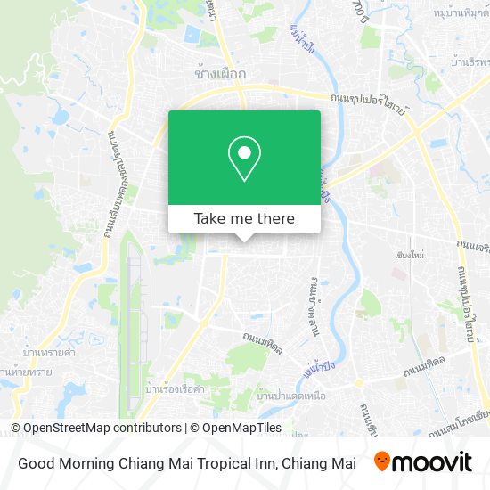 Good Morning Chiang Mai Tropical Inn map