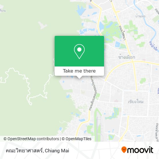 คณะวิทยาศาสตร์ map