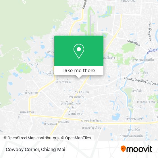 Cowboy Corner map