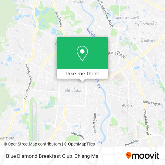 Blue Diamond Breakfast Club map