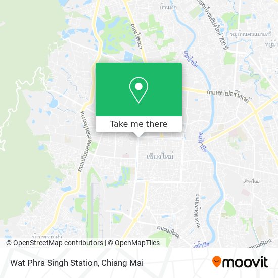 Wat Phra Singh Station map