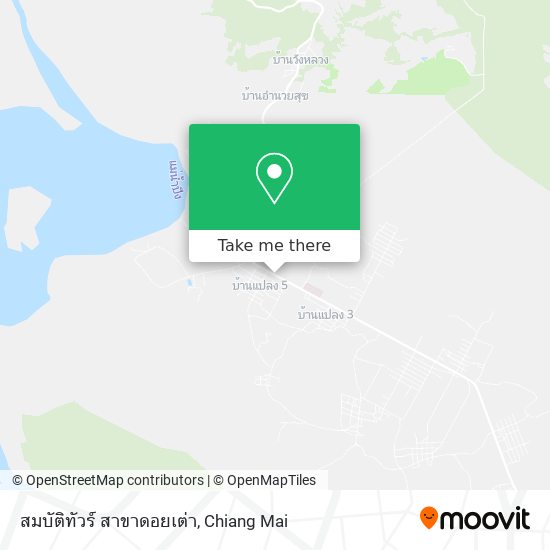 สมบัติทัวร์ สาขาดอยเต่า map