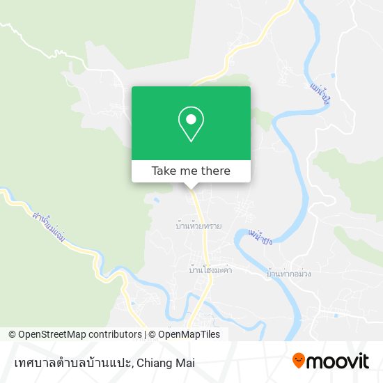 เทศบาลตำบลบ้านแปะ map
