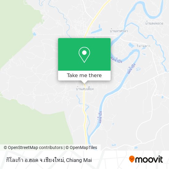 กิโลเก้า อ.ฮอด จ.เชียงใหม่ map
