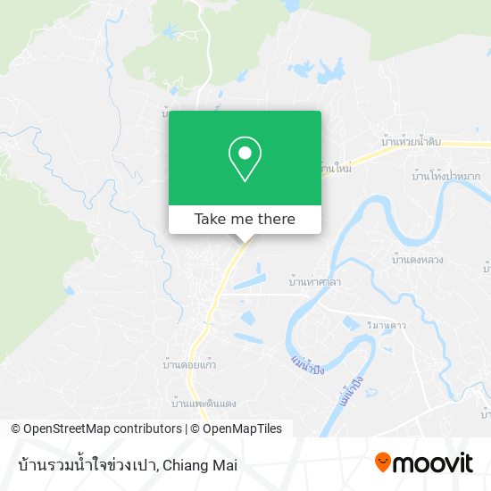 บ้านรวมน้ำใจข่วงเปา map