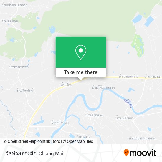 วัดห้วยตองสัก map