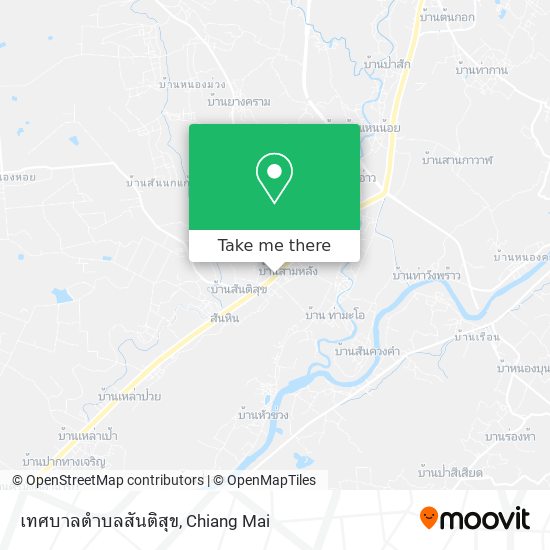 เทศบาลตำบลสันติสุข map