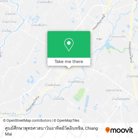 ศูนย์ศึกษาพุทธศาสนาวันอาทิตย์วัดอินทขิล map