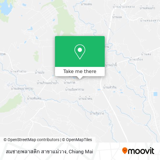 สมชายพลาสติก สาขาแม่วาง map