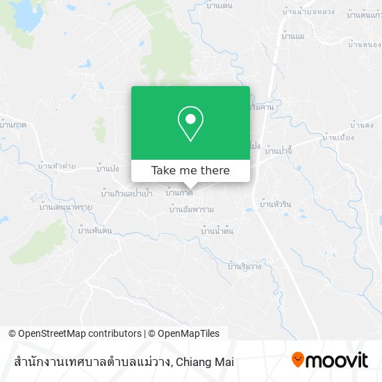 สำนักงานเทศบาลตำบลแม่วาง map
