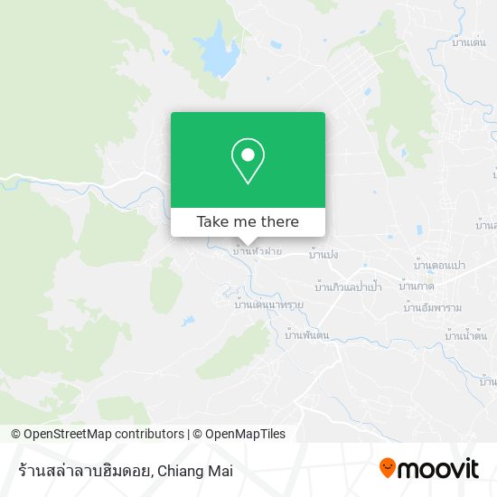 ร้านสล่าลาบฮิมดอย map