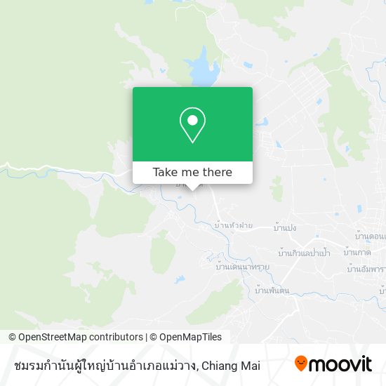ชมรมกำนันผู้ใหญ่บ้านอำเภอแม่วาง map