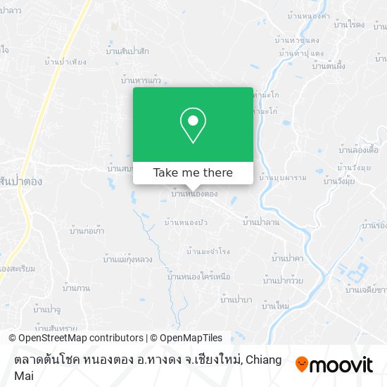 ตลาดต้นโชค หนองตอง อ.หางดง จ.เชียงใหม่ map