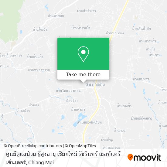 ศูนย์ดูแลป่วย ผู้สูงอายุ เชียงใหม่ รัชรินทร์ เฮลท์แคร์ เซ็นเตอร์ map
