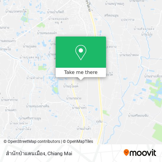 สำนักป่าแดนเมือง map