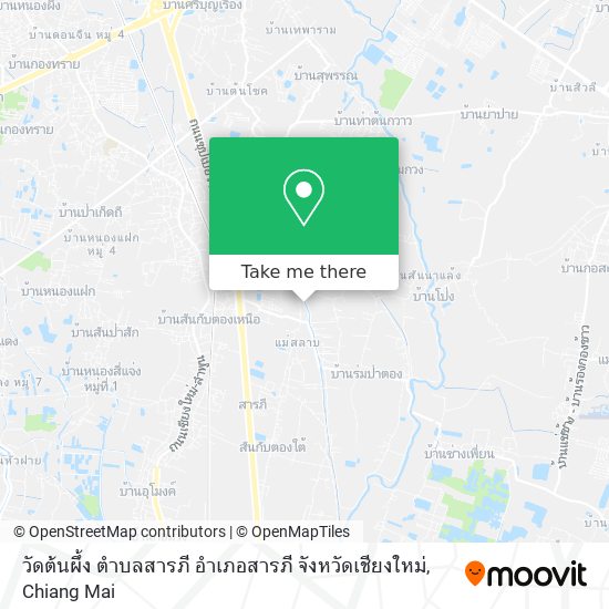 วัดต้นผึ้ง ตำบลสารภี อำเภอสารภี จังหวัดเชียงใหม่ map