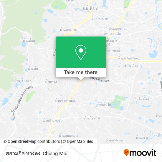 สยามกิต หางดง map
