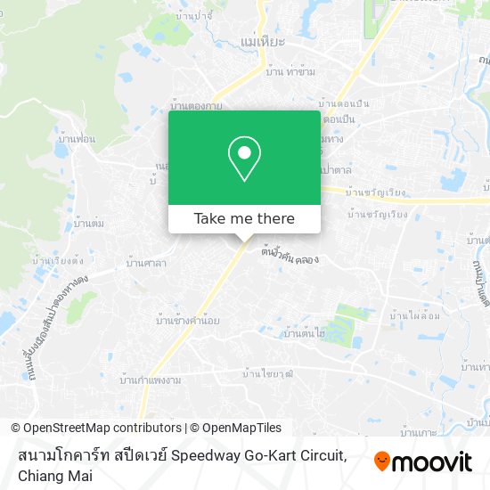 สนามโกคาร์ท สปีดเวย์ Speedway Go-Kart Circuit map
