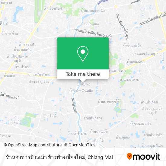 ร้านอาหารข้าวเม่า ข้าวฟ่างเชียงใหม่ map