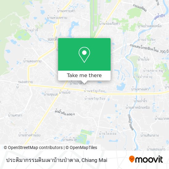 ประติมากรรมดินเผาบ้านป่าตาล map