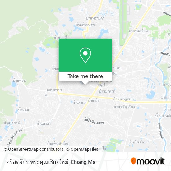 คริสตจักร พระคุณเชียงใหม่ map