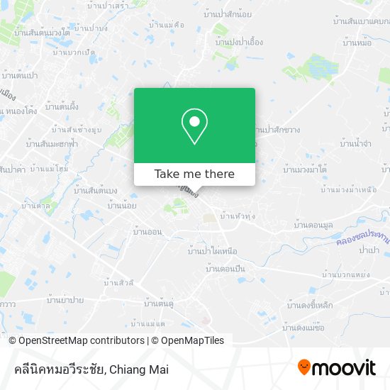 คลีนิคหมอวีระชัย map