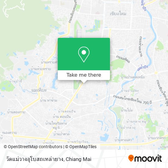 วัดแม่วางอุโบสถเหล่ายาง map