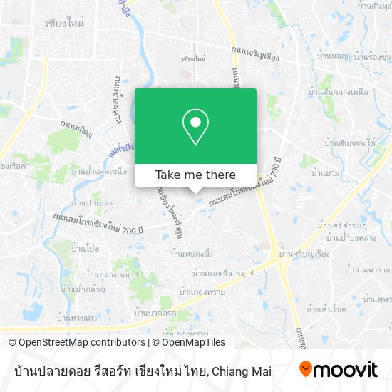 บ้านปลายดอย รีสอร์ท เชียงใหม่ ไทย map