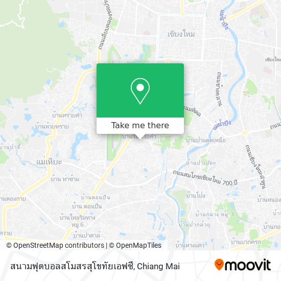 สนามฟุตบอลสโมสรสุโขทัยเอฟซี map