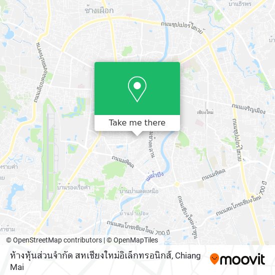 ห้างหุ้นส่วนจำกัด สหเชียงใหม่อิเล็กทรอนิกส์ map