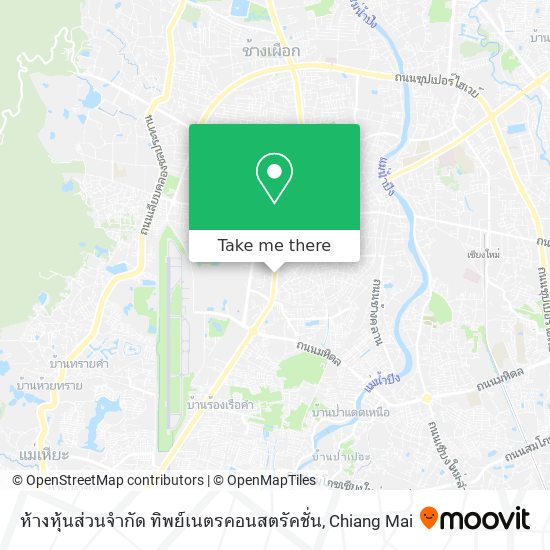 ห้างหุ้นส่วนจำกัด ทิพย์เนตรคอนสตรัคชั่น map