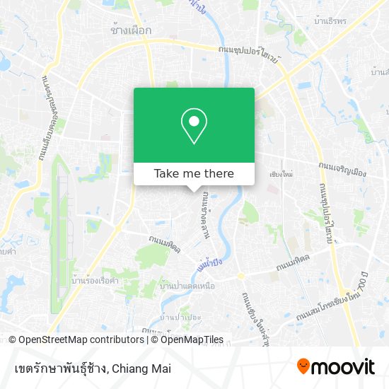 เขตรักษาพันธุ์ช้าง map