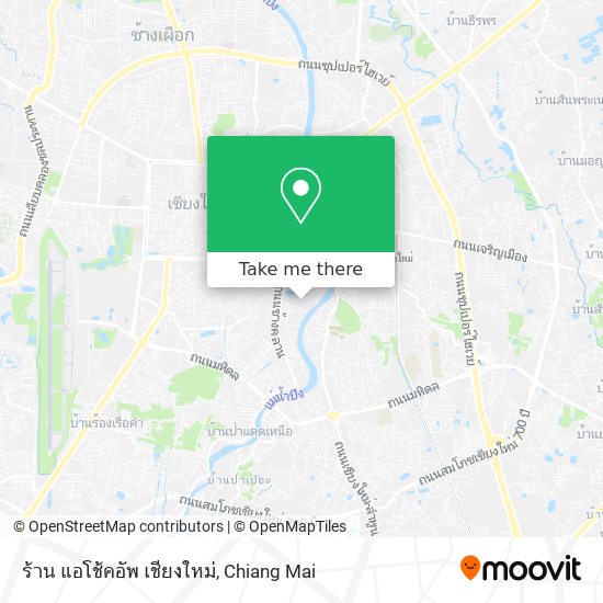 ร้าน แอโช้คอัพ เชียงใหม่ map