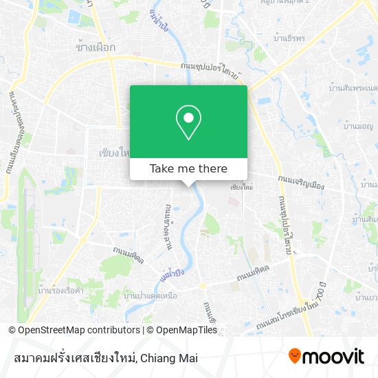 สมาคมฝรั่งเศสเชียงใหม่ map