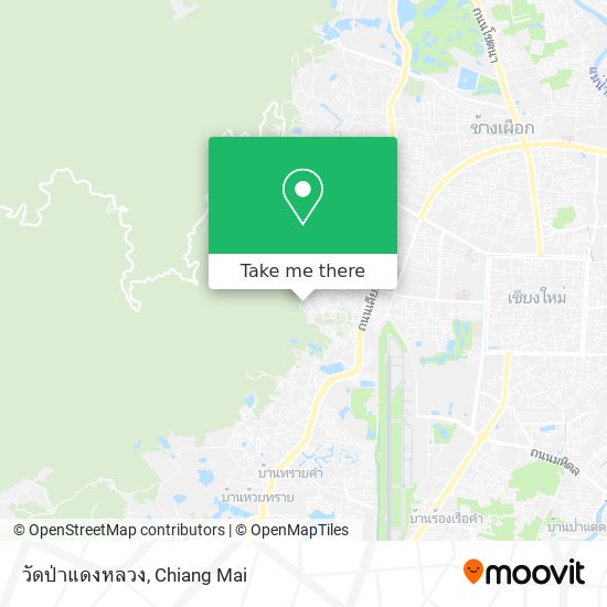 วัดป่าแดงหลวง map