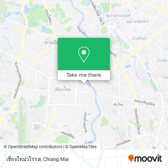 เชียงใหม่วโรรส map